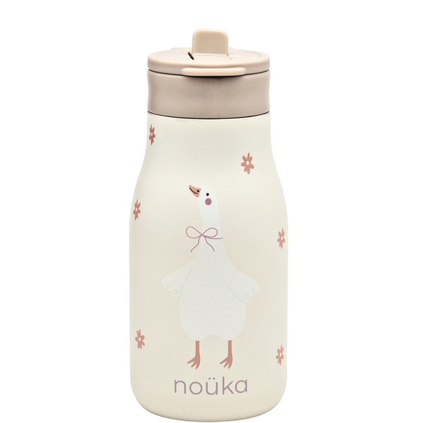 noüka Stainless Steel Drinking Bottle 10 Oz Lucie Collection - Willow The Goose