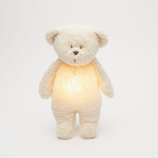 Moonie Organic Humming Bear With Lamp - Polar