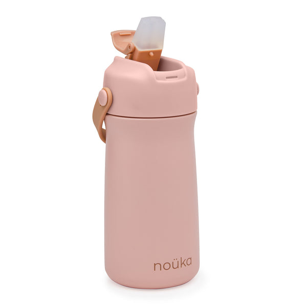 noüka Stainless Steel Drinking Bottle 12 Oz Susan Collection - Soft Blush