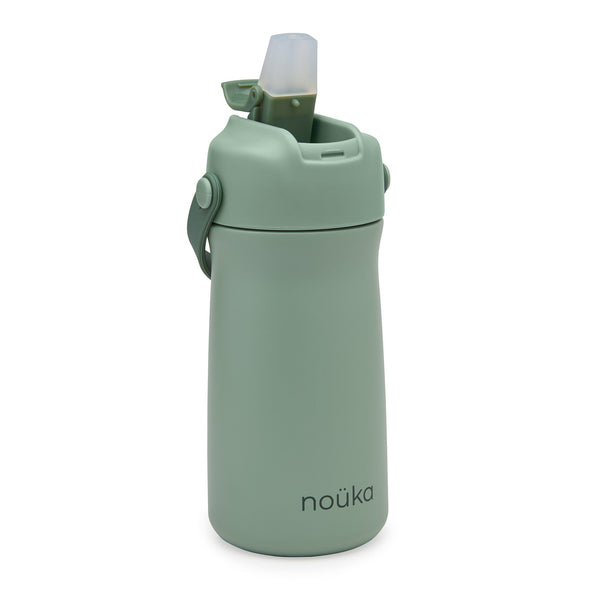 noüka Stainless Steel Drinking Bottle 12 Oz Susan Collection - Moss