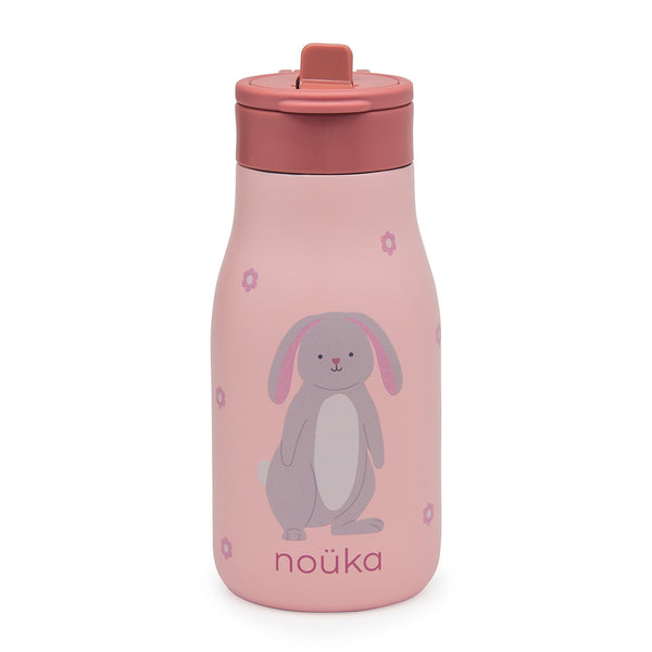 noüka Stainless Steel Drinking Bottle 10 Oz Lucie Collection - Pip The Rabbit