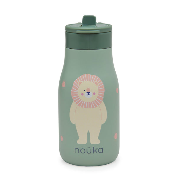 noüka Stainless Steel Drinking Bottle 10 Oz Lucie Collection - Roary-The Lion