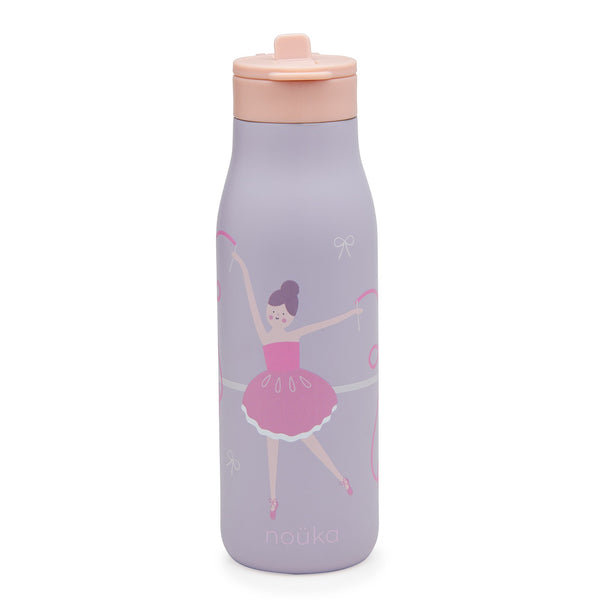 noüka Stainless Steel Drinking Bottle 16 Oz Daisy Collection - Fleur The Ballerina