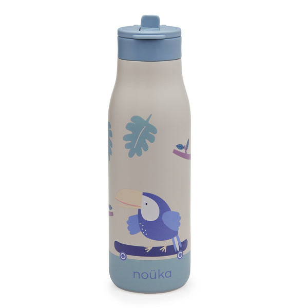 noüka Stainless Steel Drinking Bottle 16 Oz Daisy Collection - Kiko The Toucan