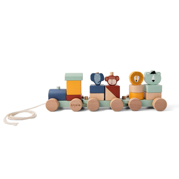 Trixie Wooden animal train