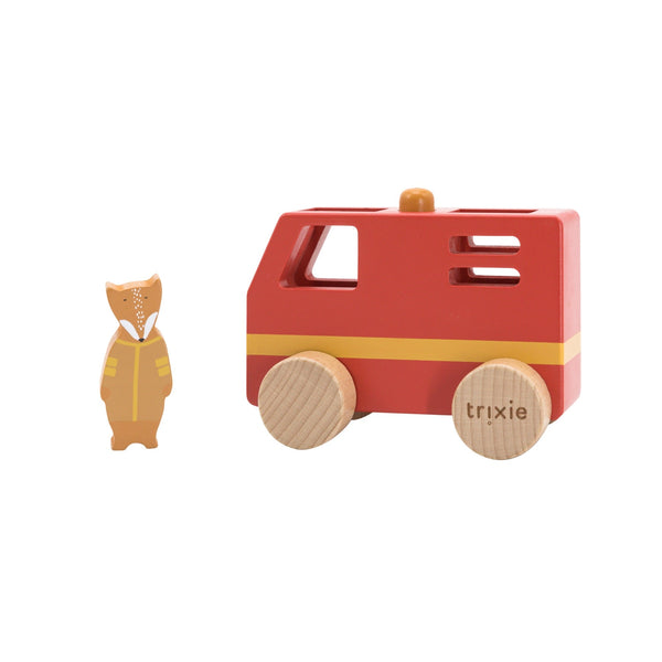 Trixie Wooden small fire truck