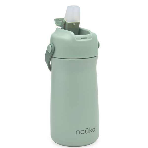 noüka Stainless Steel Drinking Bottle 12 Oz Susan Collection - Moss