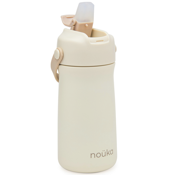 noüka Stainless Steel Drinking Bottle 12 Oz Susan Collection - Shifting Sand