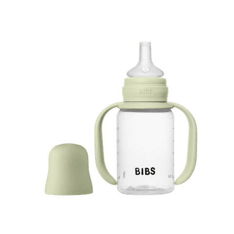 BIBS Baby Sippy Bottle Spout Silicone 1 pack 150 ml Sage