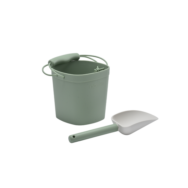 noüka Silicone Bucket & Shovel - Moss