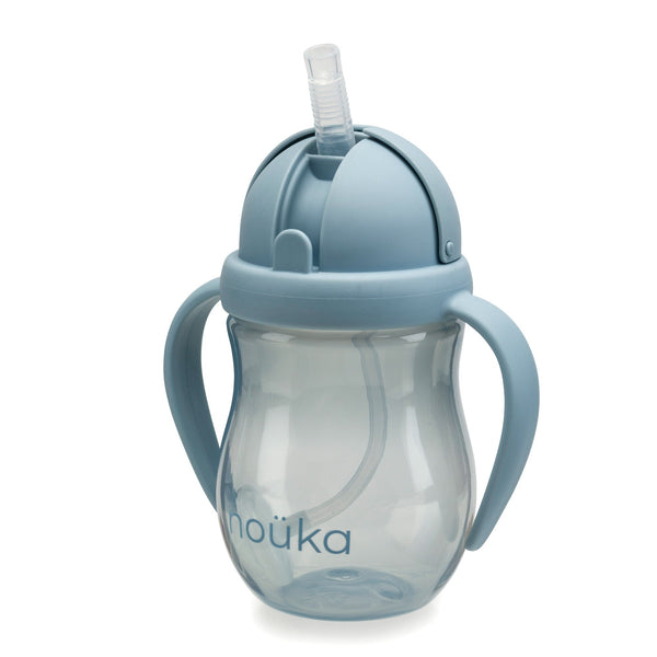 noüka Non-Spill Weighted Straw Cup 8OZ - Wave
