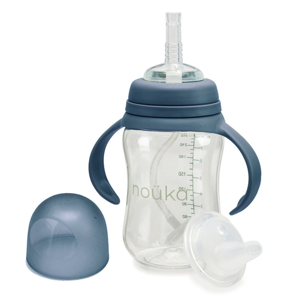noüka Transitional Sippy/Weighted Straw Cup - Deep Ocean
