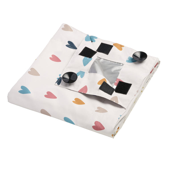 Porta Fox Portable Blackout Blind - Indie Love Hearts