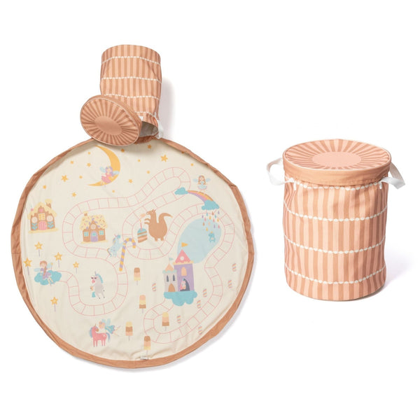 Play&Go Soo Playmat & Toy Basket -Fairyworld