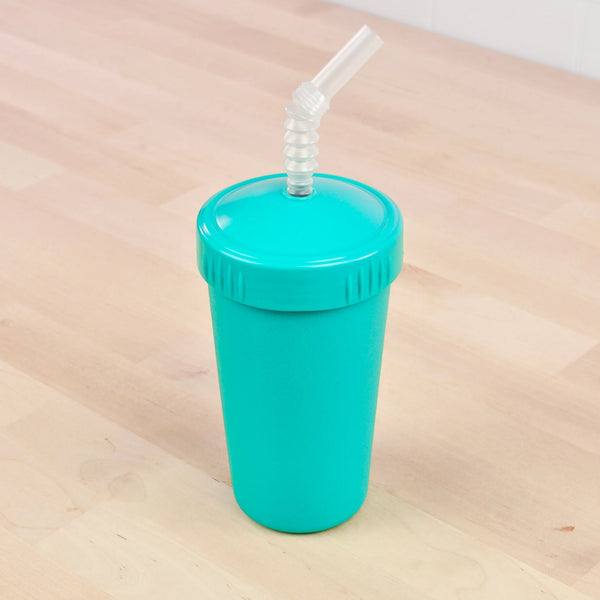 Re-Play Straw Cup with Lid - Aqua