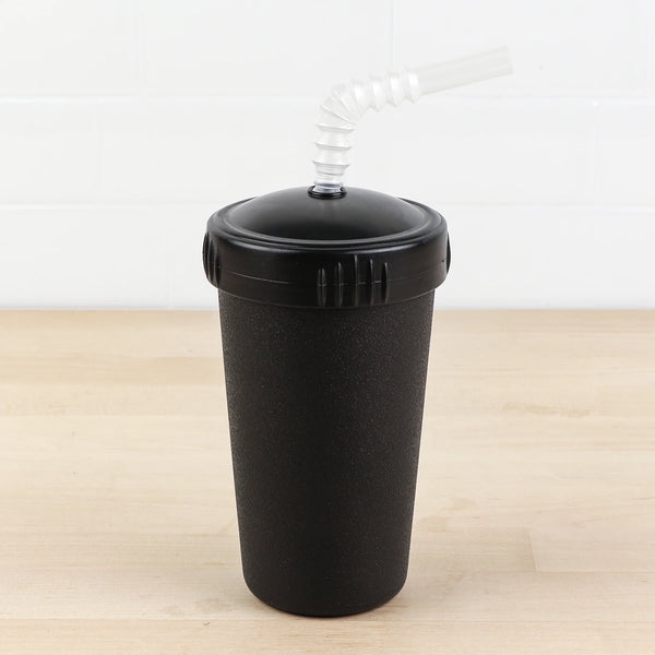 Re-Play Straw Cup with Lid - Black