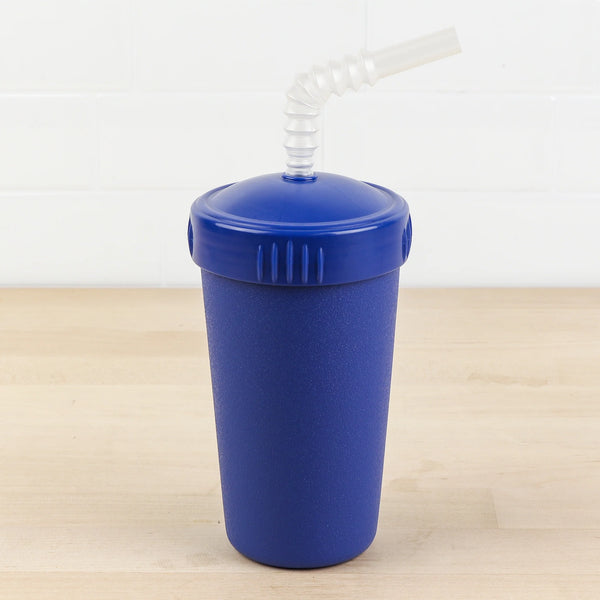 Re-Play Straw Cup with Lid - Navy