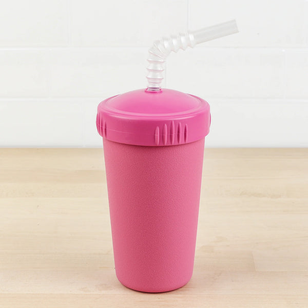 Re-Play Straw Cup with Lid - Bright Pink