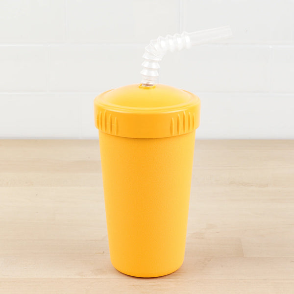 Re-Play Straw Cup with Lid - Sunny Yellow