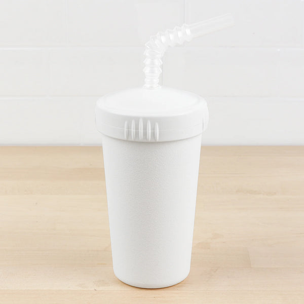 Re-Play Straw Cup with Lid - White