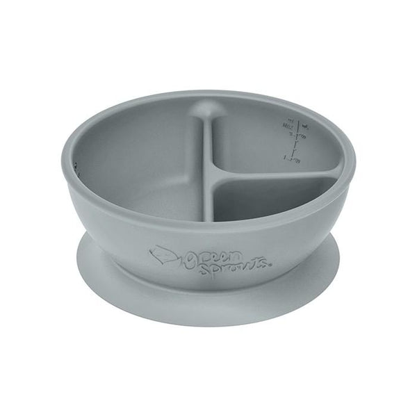 Green Sprouts Learning Bowl Grey