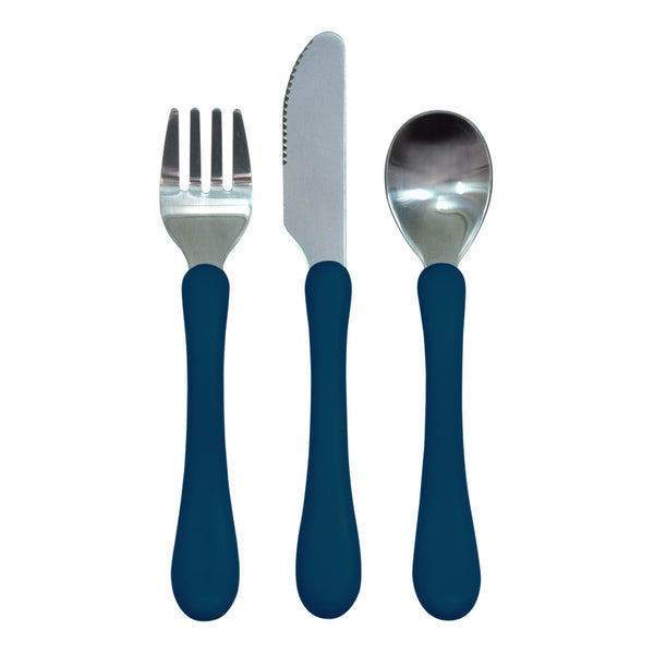 Green Sprouts Learning Cutlery Navy Set