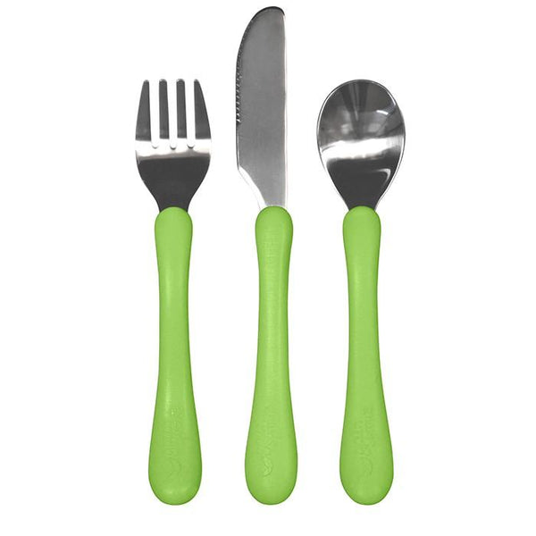Green Sprouts Learning Cutlery Green Set