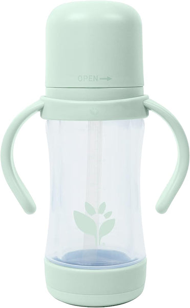 Glass and Sprout Ware® Sip & Straw 5oz-Light Sage-6 mo+