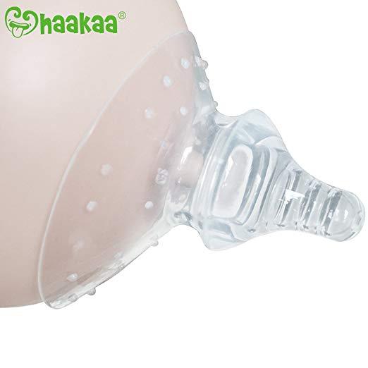 Haakaa Silicone Breastfeeding Nipple Shield, Round Shape