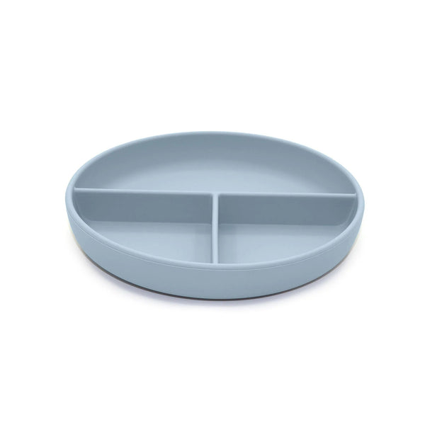 noüka Divided Suction Plate - Lily Blue
