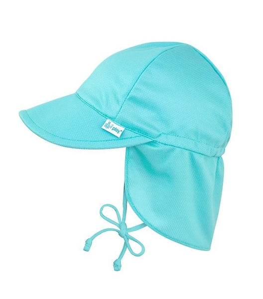 Iplay Breathable Swim & Sun Flap Hat in Light Aqua