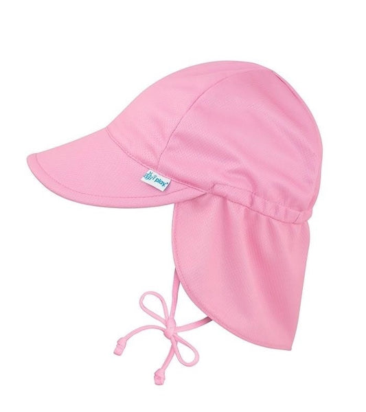 Iplay Breathable Swim & Sun Flap Hat in Light Pink