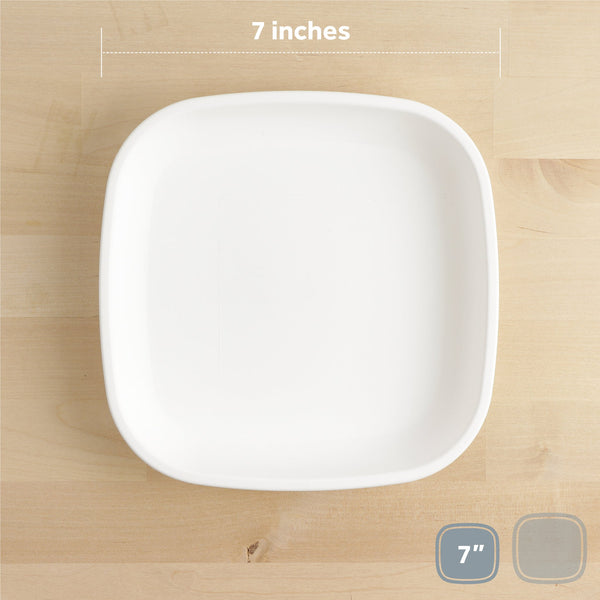 Re-Play Flat Plate 7'' - White