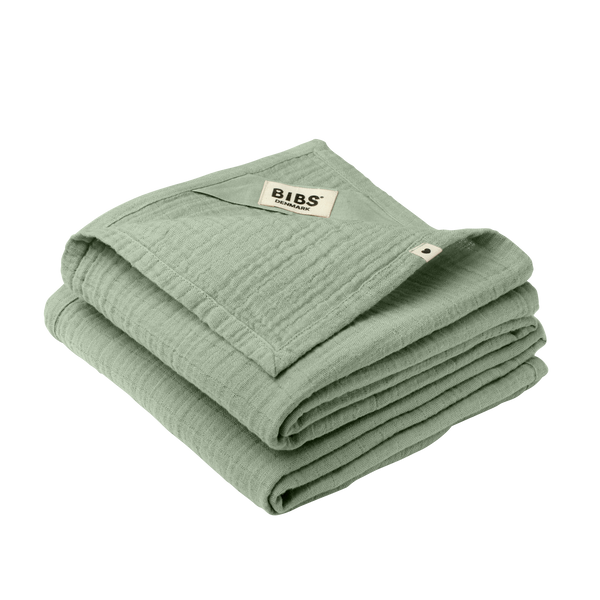 BIBS Cuddle Cloth Muslin 2 PK 70x70 cm Sage