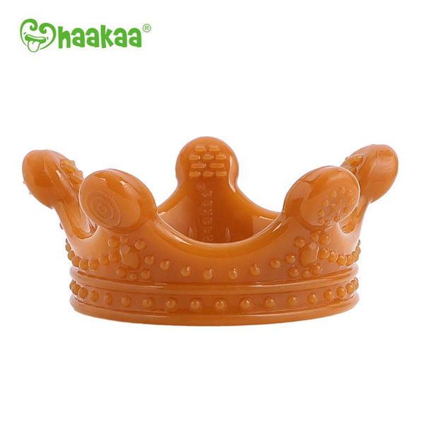 Haakaa Silicone Crown Teether - Amber