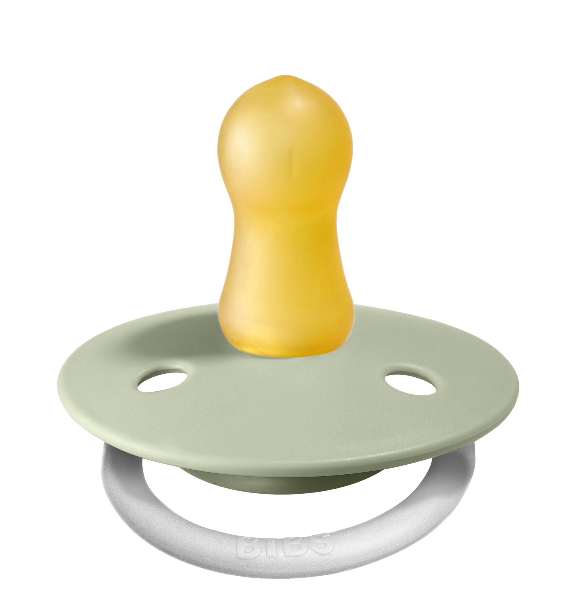 BIBS Pacifier De Lux Latex 2 PK Sage GLOW MAIGHAN'S