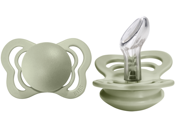 BIBS Pacifier COUTURE Silicone 2 PK Sage