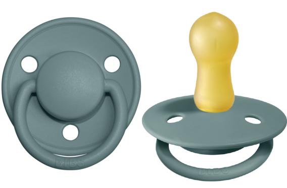 BIBS Pacifier De Lux Latex 2 PK Island Sea