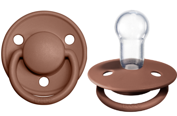 BIBS Pacifier De Lux Silicone 2 PK Woodchuck ONE SIZE