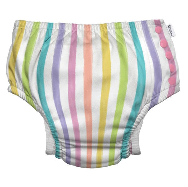 Eco Snap Swim Diaper-Rainbow Stripe