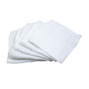 Green Sprouts Muslin Face Cloths Made from Organic Cotton 5 Pack White (Min. of 6)