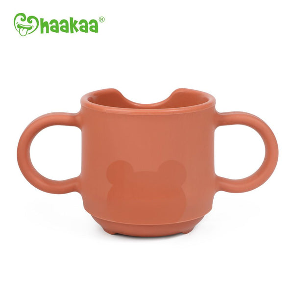 Haakaa Silicone Baby Drinking Cup - Rust