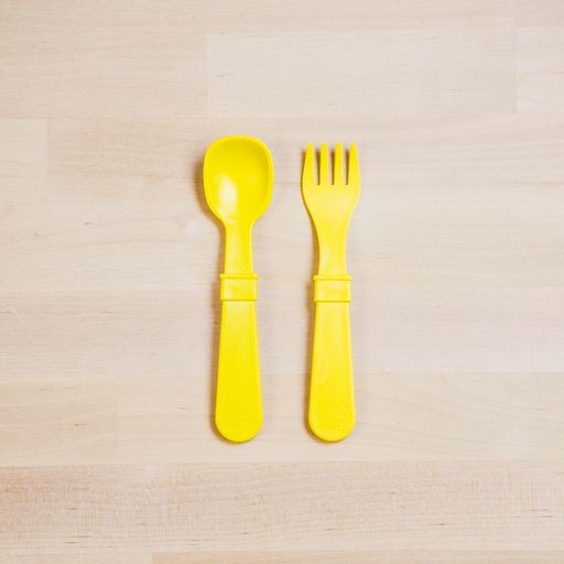 Re-Play 8 PK Packaged Utensils - Yellow