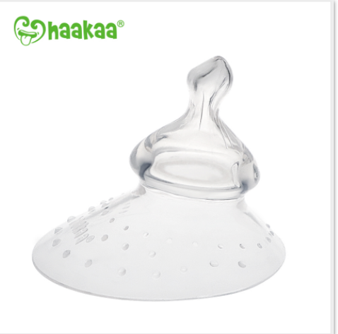 Haakaa Breastfeeding Nipple Shield, Orthodontic shape (Round Base)