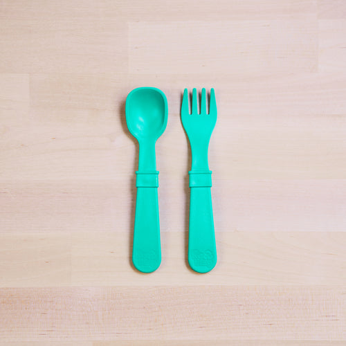 Re-Play 8 PK Open Stock Utensils - Aqua