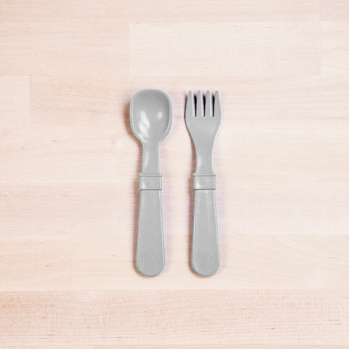 Re-Play 8 PK Packaged Utensils - Grey